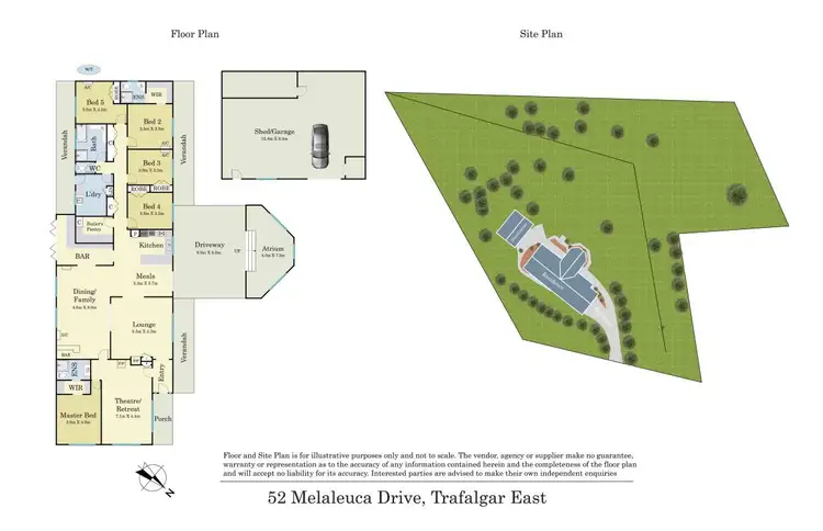 Floorplan of Homely rural property listing, 52 Melaleuca Drive, Trafalgar East VIC 3824