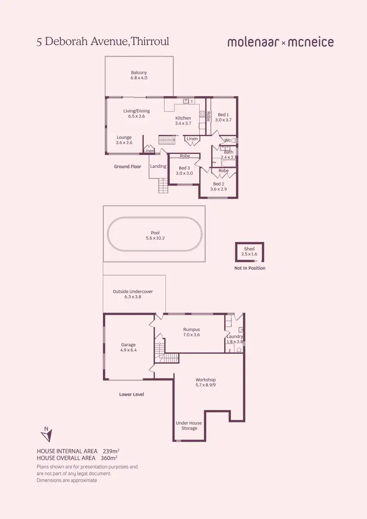 Floorplan of Homely house listing, 5 Deborah Avenue, Thirroul NSW 2515