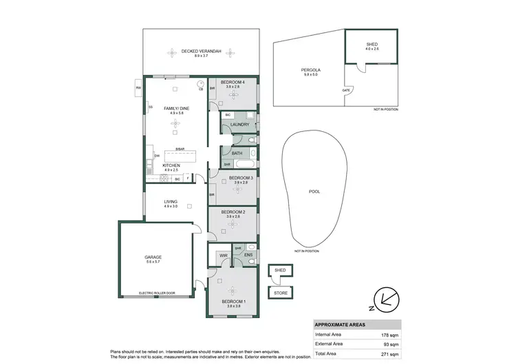 Floorplan of Homely house listing, 8 Oriana Drive, Sellicks Beach SA 5174