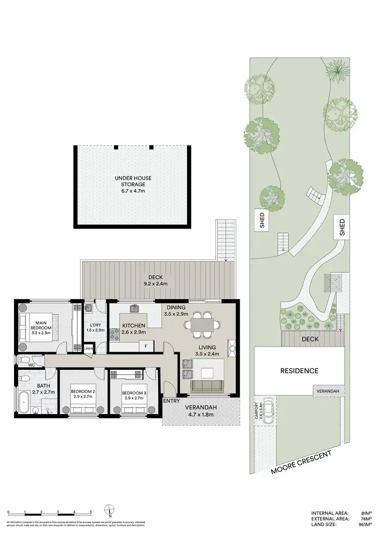 Floorplan of Homely house listing, 18 Moore Crescent, Faulconbridge NSW 2776