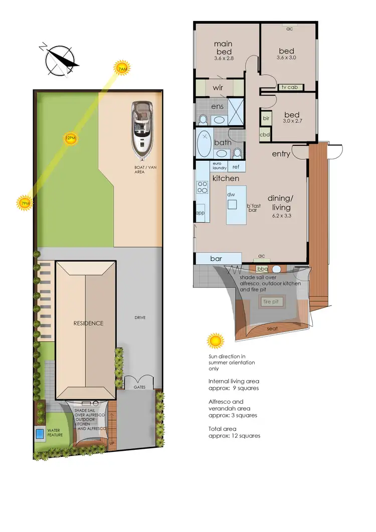 Floorplan of Homely house listing, 22 Leonard Drive, Langwarrin VIC 3910