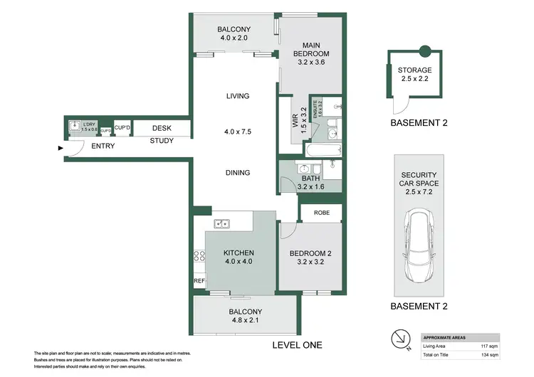 Floorplan of Homely apartment listing, 104e/7 Lardelli Drive, Ryde NSW 2112
