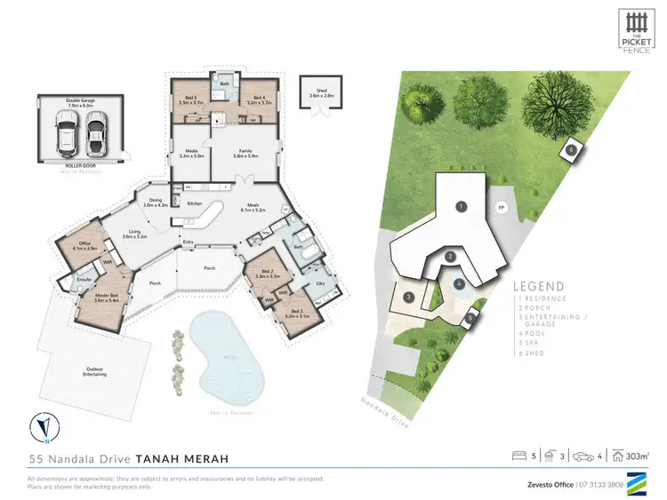 Floorplan of Homely house listing, 55 Nandala Drive, Tanah Merah QLD 4128