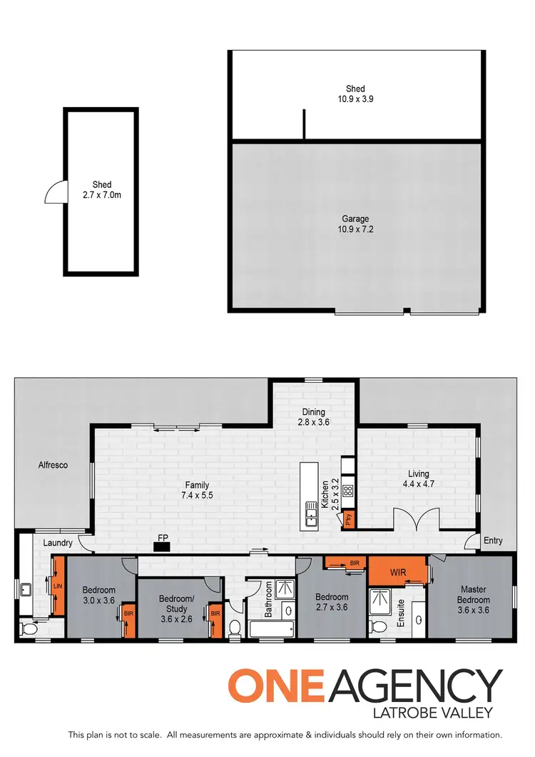 Floorplan of Homely house listing, 14 Kings Road, Driffield VIC 3840