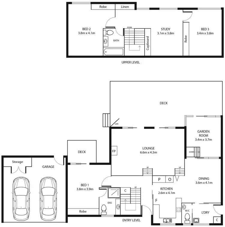 Floorplan of Homely house listing, 21 Adamson Crescent, Wanniassa ACT 2903