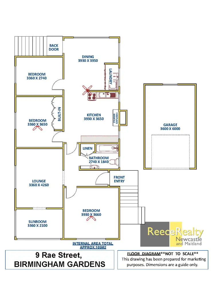 Floorplan of Homely house listing, 9 Rae Street, Birmingham Gardens NSW 2287