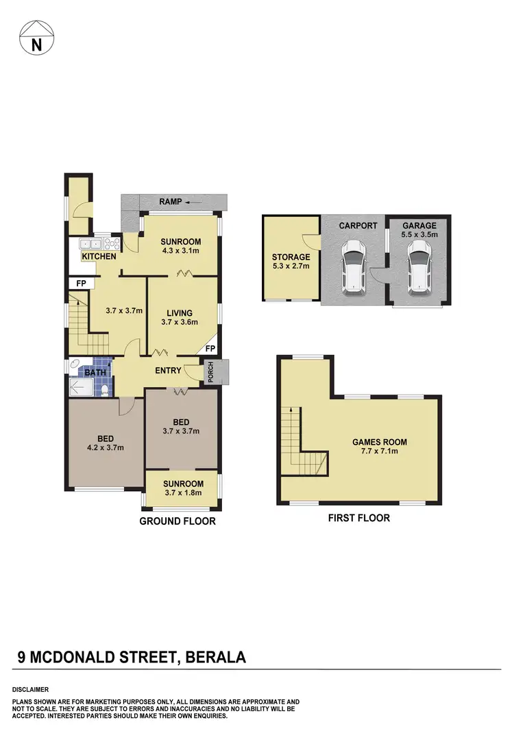 Floorplan of Homely house listing, 9 McDonald Street, Berala NSW 2141