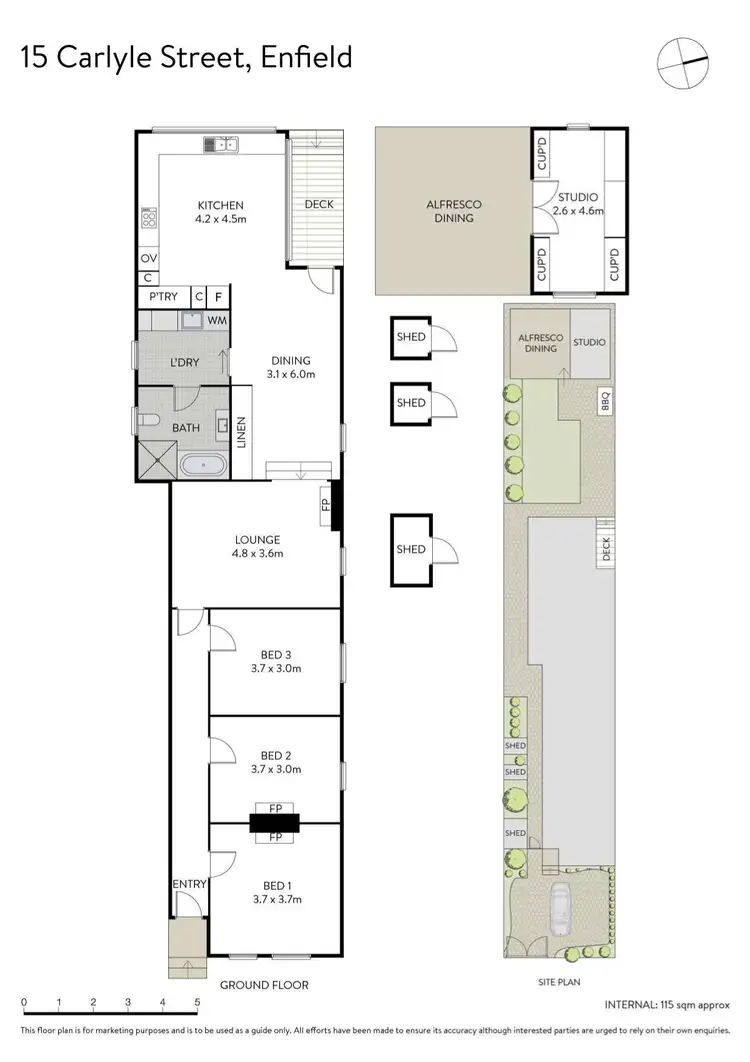Floorplan of Homely house listing, 15 Carlyle Street, Enfield NSW 2136