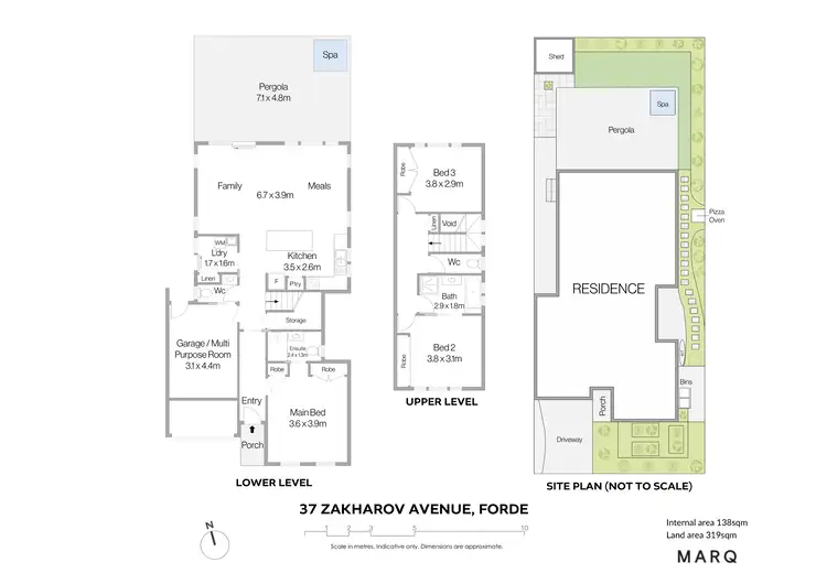Floorplan of Homely house listing, 37 Zakharov Avenue, Forde ACT 2914