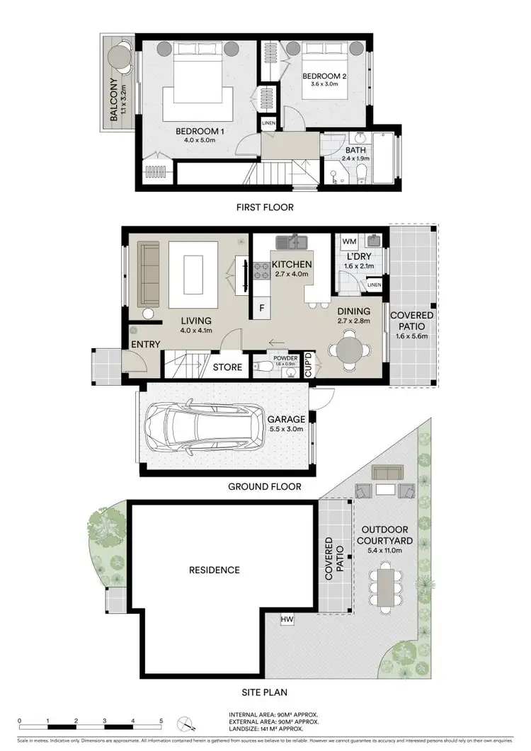 Floorplan of Homely townhouse listing, 2/11 Linda Street, Belfield NSW 2191
