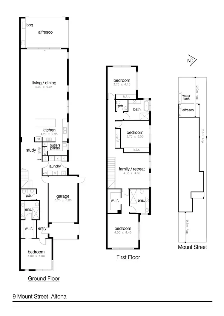 Floorplan of Homely house listing, 9A Mount Street, Altona VIC 3018