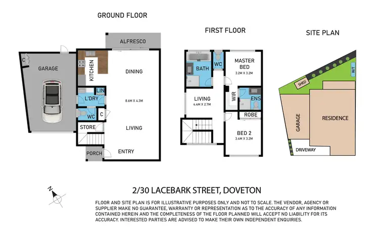 Floorplan of Homely unit listing, 2/30 Lacebark Street, Doveton VIC 3177