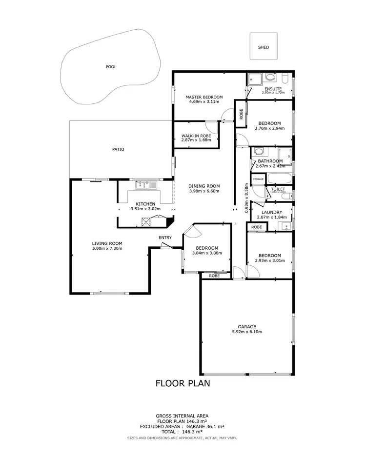 Floorplan of Homely house listing, 1 Bridge Close, Brinsmead QLD 4870