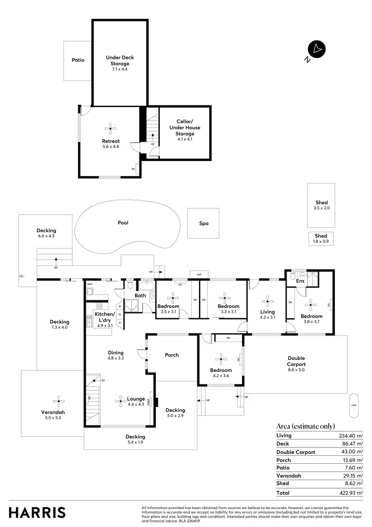 Floorplan of Homely house listing, 37 Arthur Street, Seacliff Park SA 5049