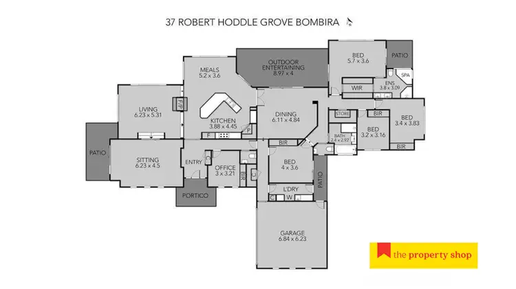 Floorplan of Homely house listing, 37 Robert Hoddle Grove, Mudgee NSW 2850
