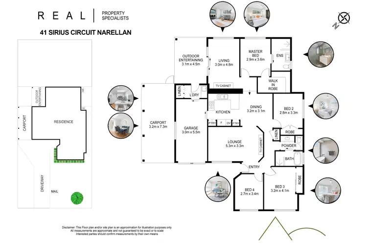 Floorplan of Homely house listing, 41 Sirius Circuit, Narellan NSW 2567
