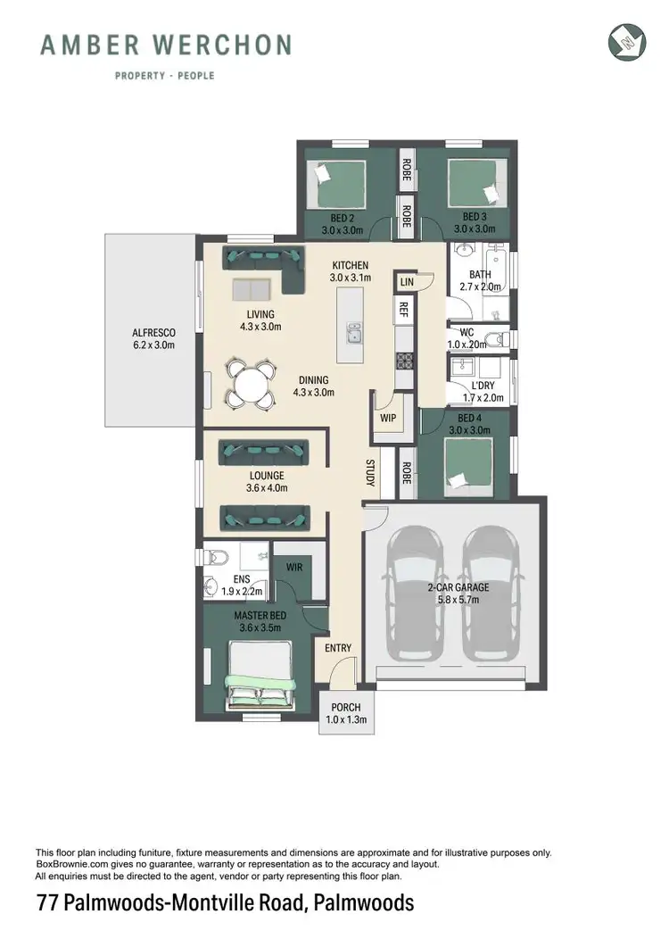 Floorplan of Homely house listing, 77 Palmwoods-Montville Road, Palmwoods QLD 4555
