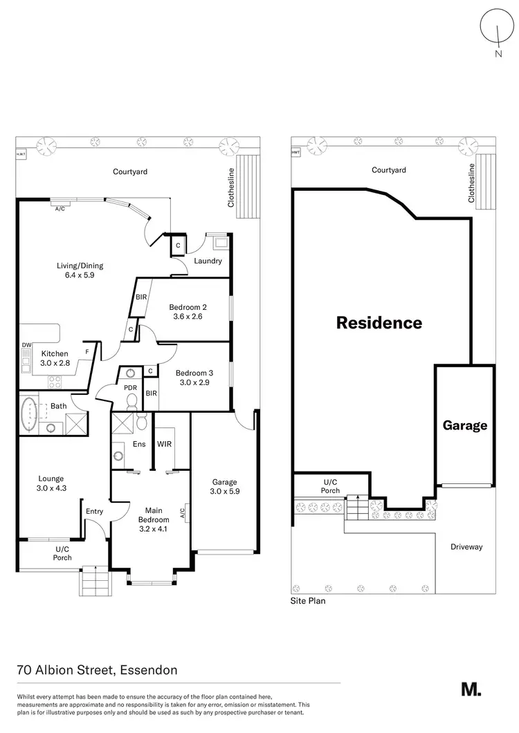 Floorplan of Homely house listing, 70 Albion Street, Essendon VIC 3040