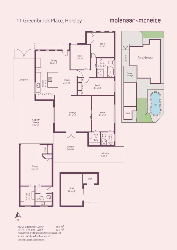 Floorplan of Homely house listing, 11 Greenbrook Place, Horsley NSW 2530