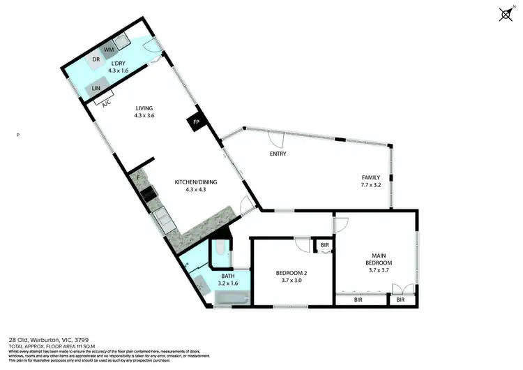 Floorplan of Homely house listing, 28 Old Warburton Road, Warburton VIC 3799