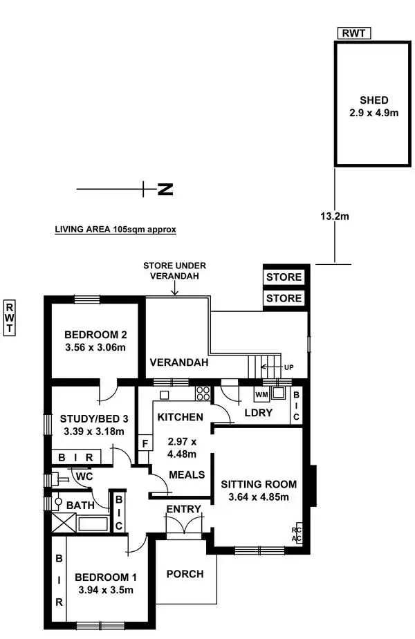 Floorplan of Homely house listing, 18 Vancouver Avenue, Panorama SA 5041