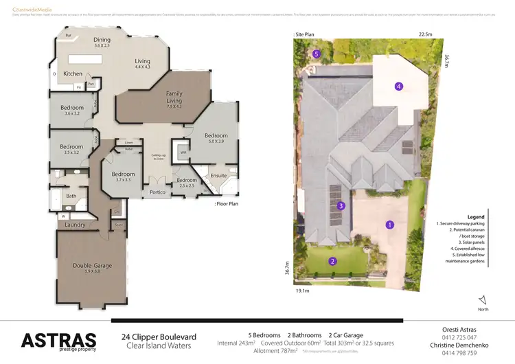Floorplan of Homely house listing, 24 Clipper Boulevard, Clear Island Waters QLD 4226