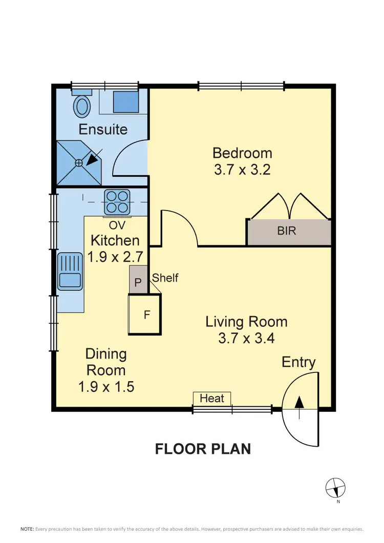 Floorplan of Homely unit listing, 2/120 Primrose Street, Essendon VIC 3040