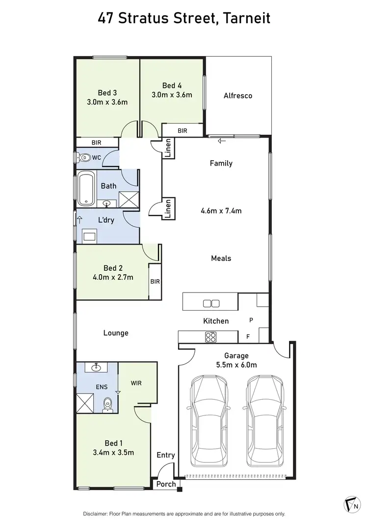 Floorplan of Homely house listing, 47 Stratus Street, Tarneit VIC 3029