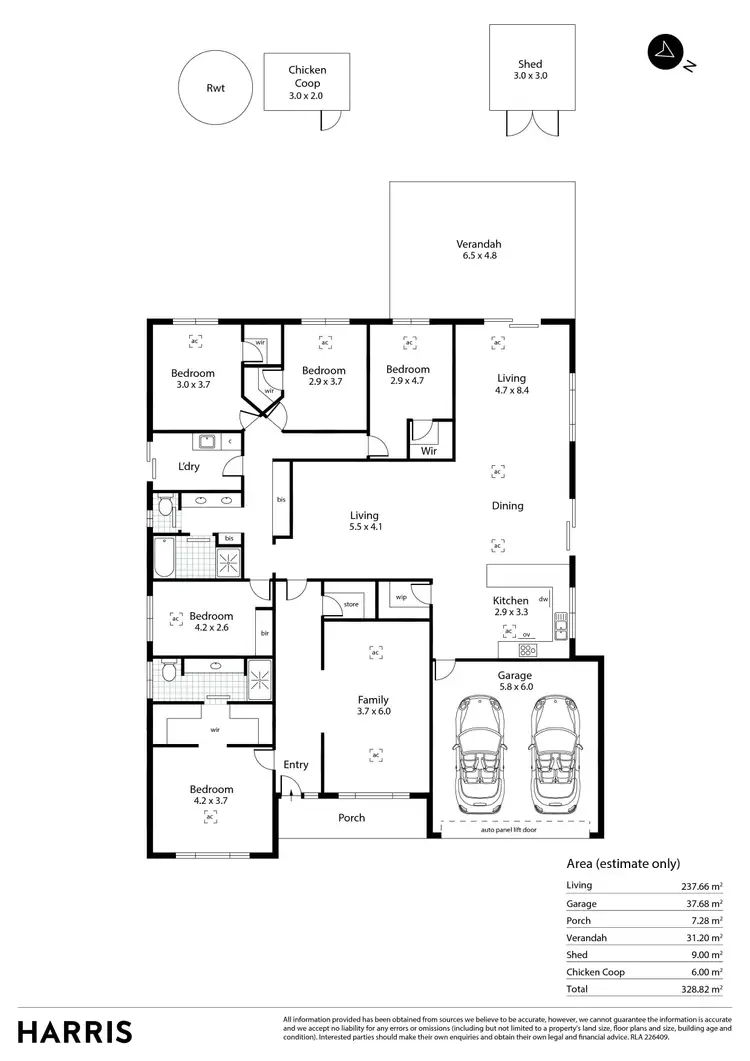 Floorplan of Homely house listing, 34 Longview Road, Two Wells SA 5501
