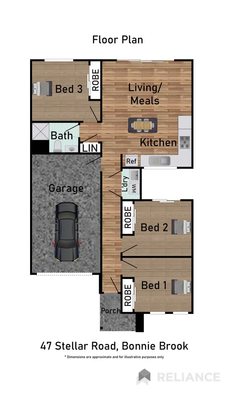 Floorplan of Homely house listing, 47 Stellar Road, Bonnie Brook VIC 3335