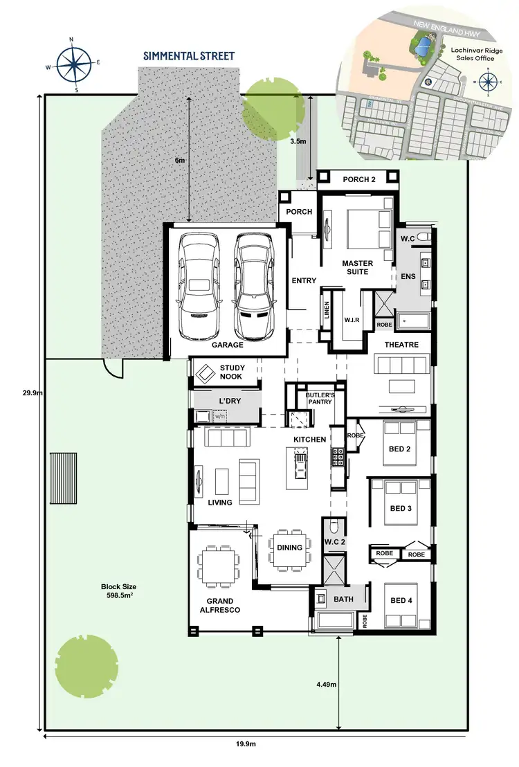 Floorplan of Homely house listing, 13 Simmental Street, Lochinvar NSW 2321