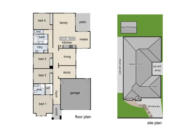 Floorplan of Homely house listing, 14 Lahinch Grove, Cranbourne VIC 3977