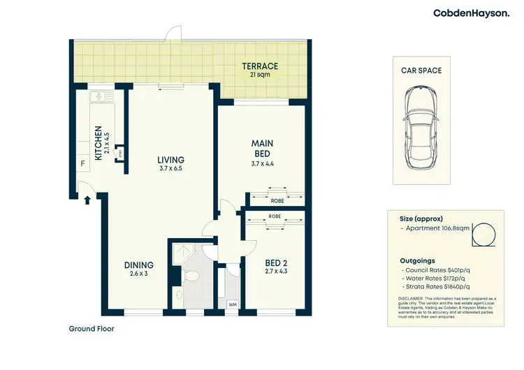 Floorplan of Homely apartment listing, 21/300C Burns Bay Road, Lane Cove NSW 2066