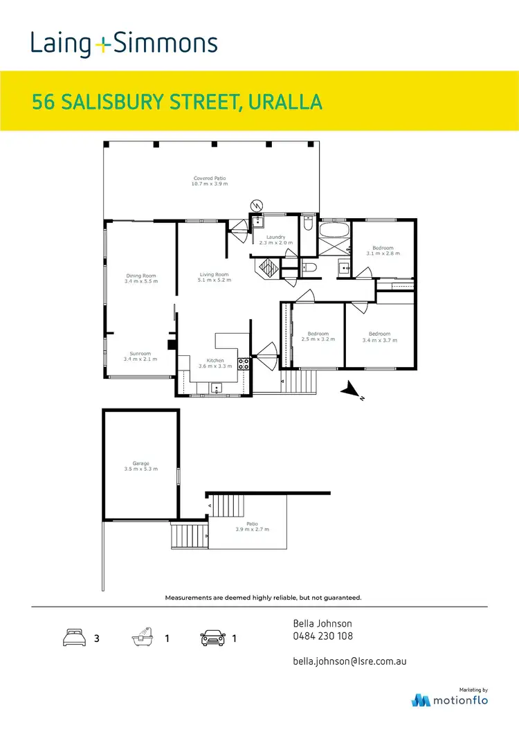 Floorplan of Homely house listing, 56 Salisbury Street, Uralla NSW 2358