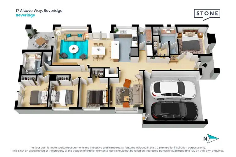 Floorplan of Homely house listing, 17 Alcove Way, Beveridge VIC 3753