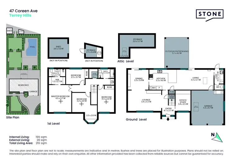 Floorplan of Homely house listing, 47 Coreen Avenue, Terrey Hills NSW 2084