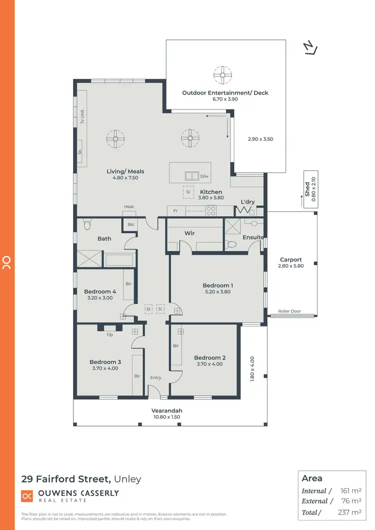 Floorplan of Homely house listing, 29 Fairford Street, Unley SA 5061