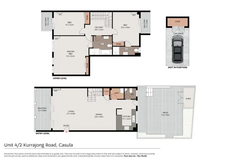 Floorplan of Homely unit listing, 4/2 Kurrajong Road, Casula NSW 2170