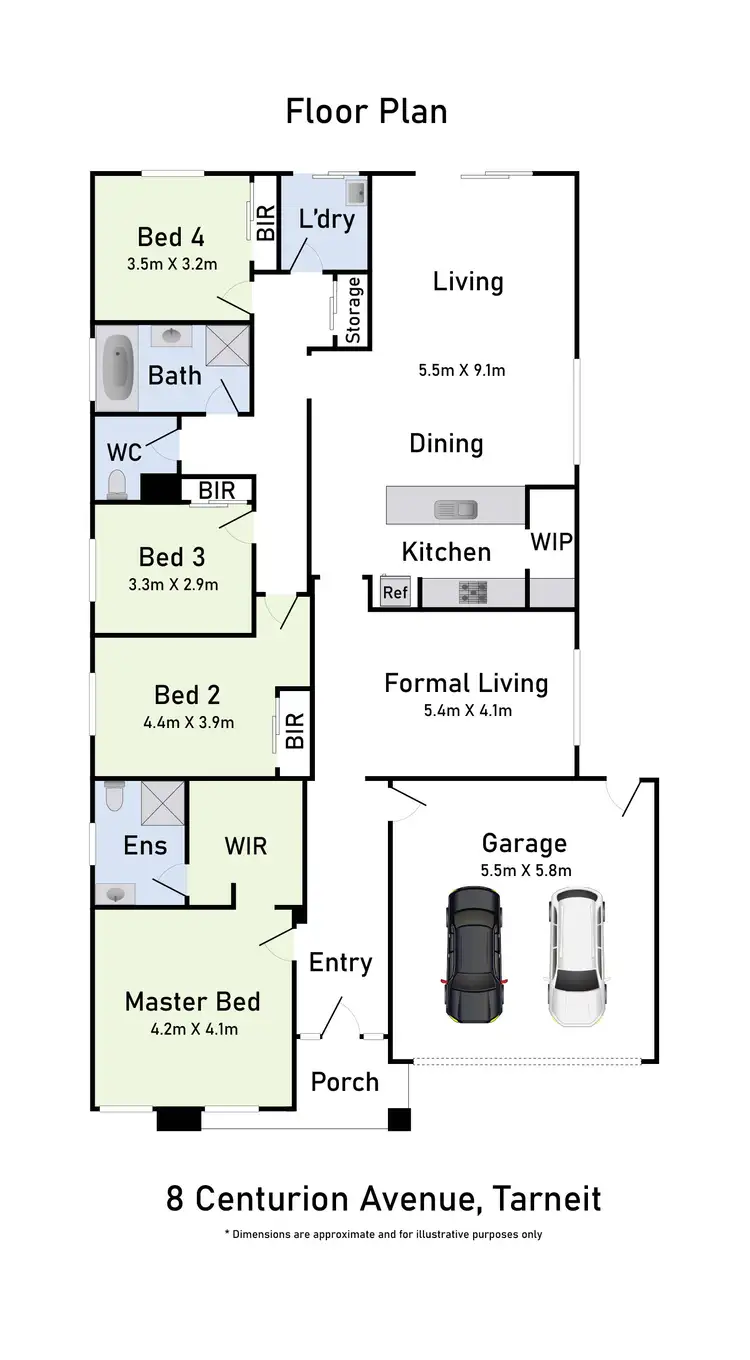 Floorplan of Homely house listing, 8 Centurion Avenue, Tarneit VIC 3029