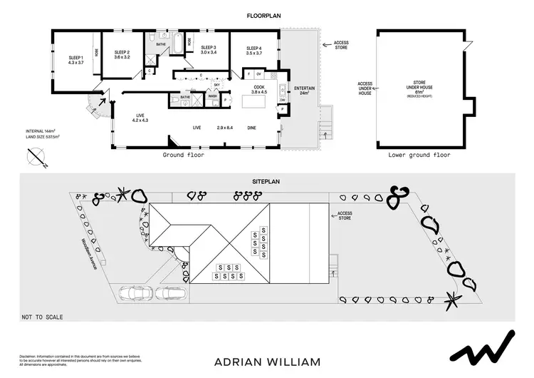Floorplan of Homely house listing, 17 Woodlawn Avenue, Earlwood NSW 2206