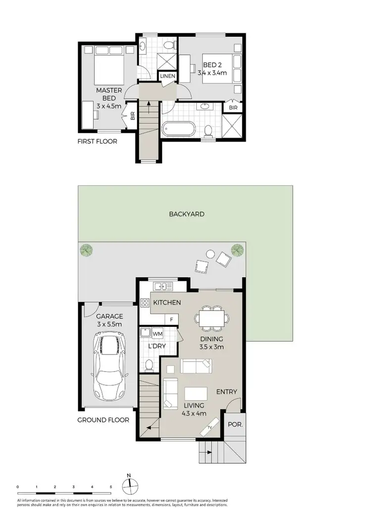 Floorplan of Homely townhouse listing, 6/32-34 Murray Street, Northmead NSW 2152