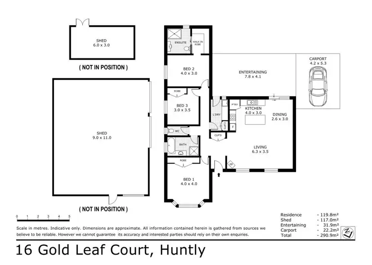 Floorplan of Homely house listing, 16 Gold Leaf Court, Huntly VIC 3551