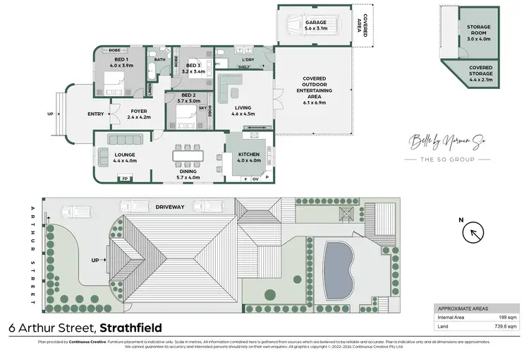 Floorplan of Homely house listing, 6 Arthur Street, Strathfield NSW 2135