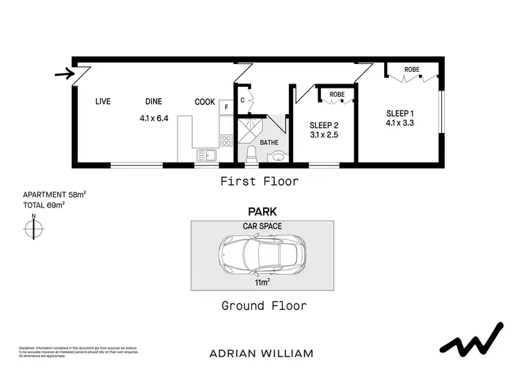 Floorplan of Homely apartment listing, 7/40 Terrace Road, Dulwich Hill NSW 2203