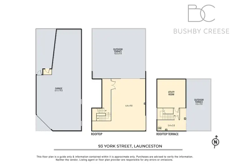 Floorplan of Homely apartment listing, 6&7/93 York Street, Launceston TAS 7250