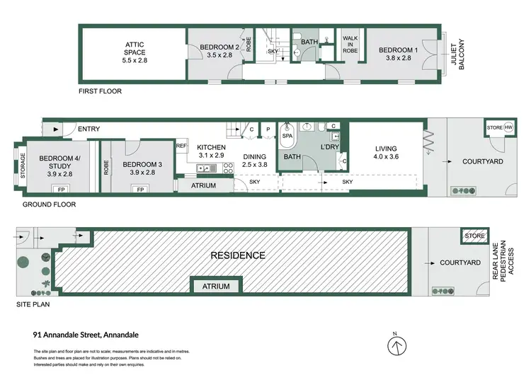 Floorplan of Homely house listing, 91 Annandale Street, Annandale NSW 2038