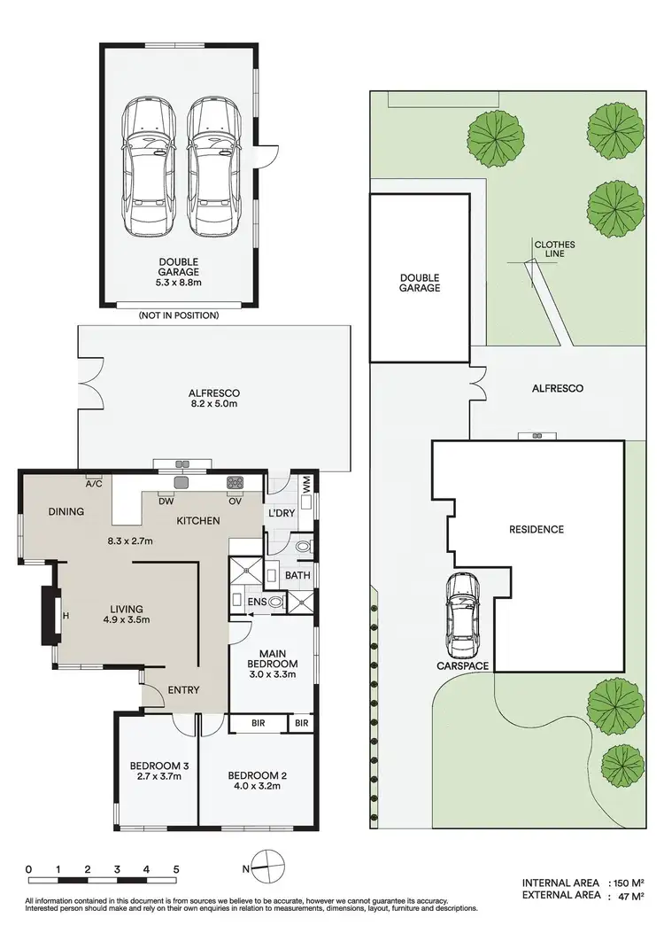 Floorplan of Homely house listing, 47 Ester Crescent, Clayton South VIC 3169
