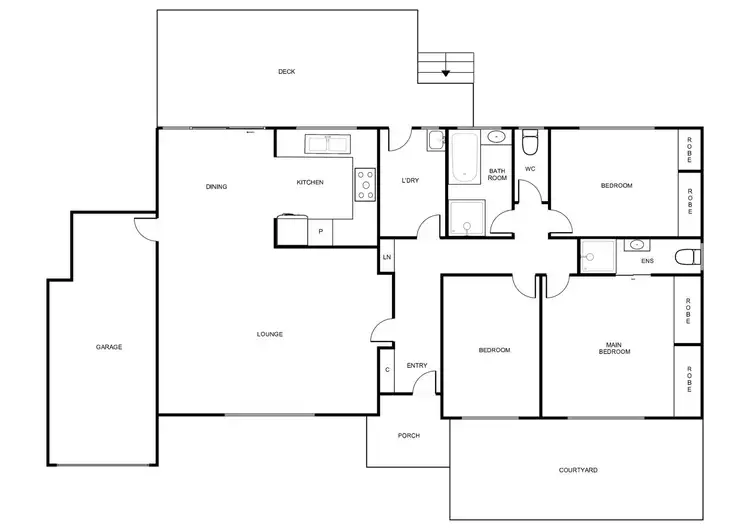 Floorplan of Homely house listing, 68 Calder Crescent, Holder ACT 2611