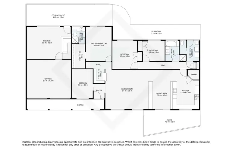 Floorplan of Homely house listing, 1 Gillies Court, Wodonga VIC 3690