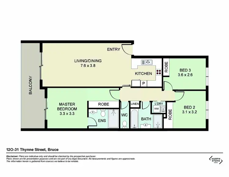 Floorplan of Homely apartment listing, 120/31 Thynne Street, Bruce ACT 2617